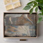 Bullen in einem Western Saloon Decoupage Seidenpapier (Geschenk)