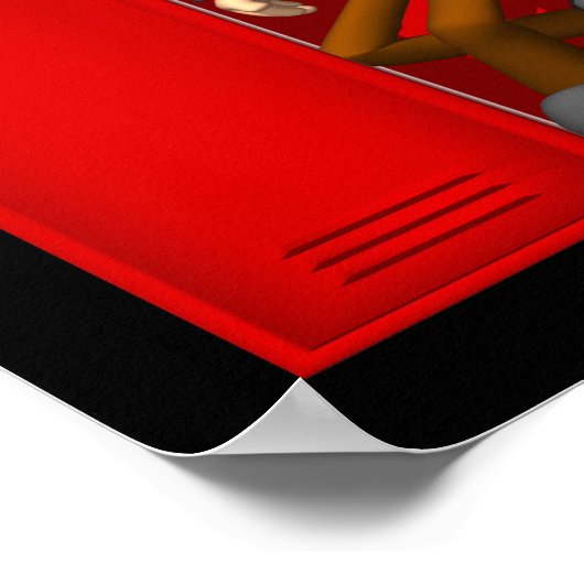 Bullen sind Feiglinge Poster (Ecke)