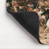 Bullen und Bären auf dem Aktienmarkt (W.H. Beard) Mousepad (Ecke)