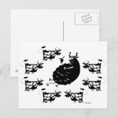 Bullen und Kühe Postkarte (Vorne/Hinten)