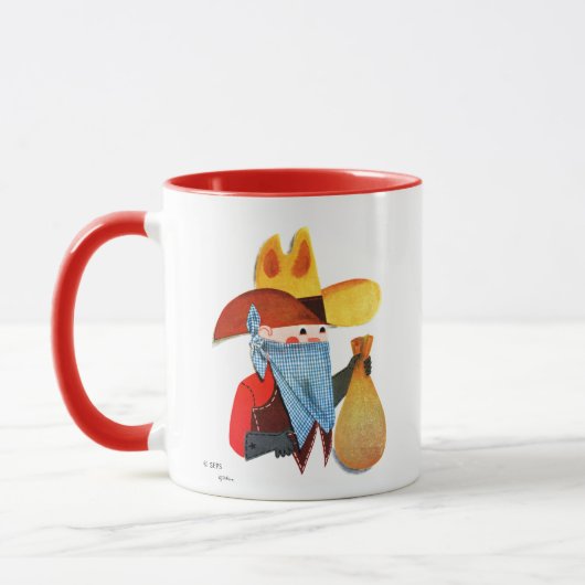 Bullen und Räuber Tasse (Links)