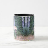 Bullenelche in den Bergen von Colorado Tasse (Zentrum)