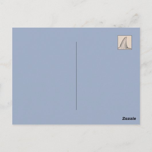 Bullenhai Postkarte (Rückseite)