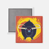 Bullenlächeln Magnet (Vorderseite/Rückseite)