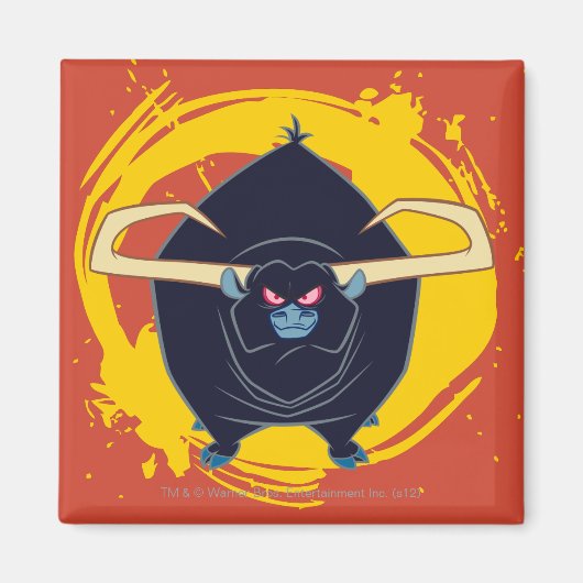 Bullenlächeln Magnet (Vorne)