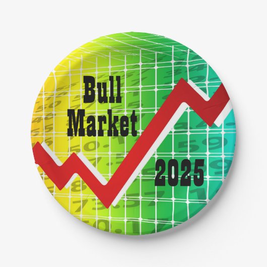 Bullenmarkt 2025 pappteller (Vorderseite)