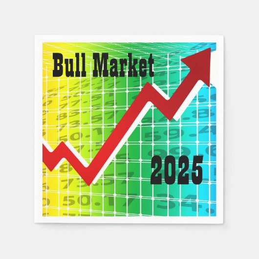Bullenmarkt 2025 serviette (Vorderseite)