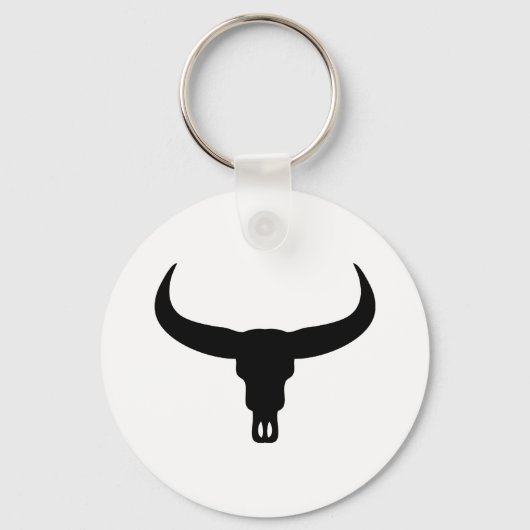 Bullenschädel Schlüsselanhänger (Vorderseite)