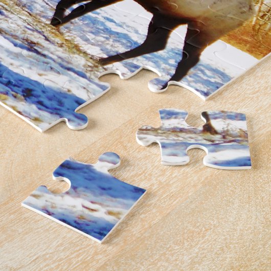 > Bullenschneegel Puzzle (Seite)