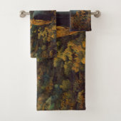 Bullenstech im Herbstwald Badhandtuch Set (Insitu)