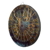 Bullenstech im Herbstwald Dartscheibe (Vorderseite rechts)