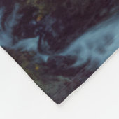 Bullenstech im Herbstwald Fleecedecke (Ecke)