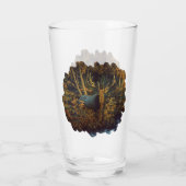 Bullenstech im Herbstwald Glas (Rückseite)