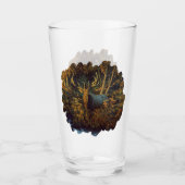 Bullenstech im Herbstwald Glas (Vorderseite)