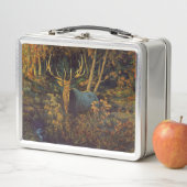 Bullenstech im Herbstwald Metall Brotdose (Beispiel)