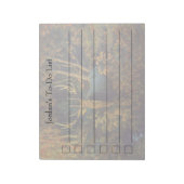 Bullenstech im Herbstwald Notizblock (Rotiert)