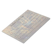 Bullenstech im Herbstwald Notizblock (angewinkelt)