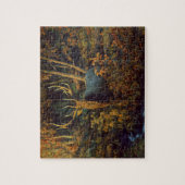 Bullenstech im Herbstwald Puzzle (Vertikal)