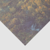 Bullenstech im Herbstwald Seidenpapier (Detail)