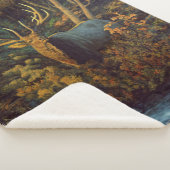 Bullenstech im Herbstwald Sherpadecke (3/4)