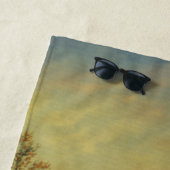 Bullenstech im Herbstwald Strandtuch (Beispiel)