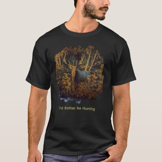 Bullenstech im Herbstwald T-Shirt (Vorderseite)