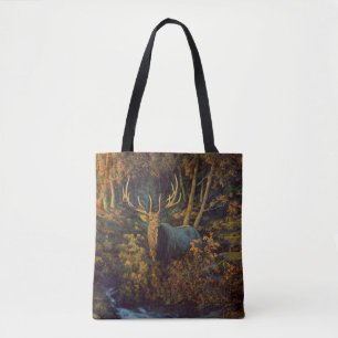 Bullenstech im Herbstwald Tasche