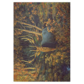 Bullenstech im Herbstwald Tischdecke (Vorderseite)