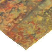 Bullenstech im Herbstwald Tischdecke (Schrägansicht)