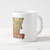 Bullet Beats, Desi Streets – Punjabi Biker Mug Des Jumbo-Tasse (Vorderseite Rechts)