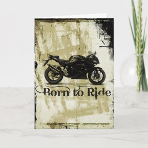 Bullet Bike Sport Motorrad Geburtstag Karte