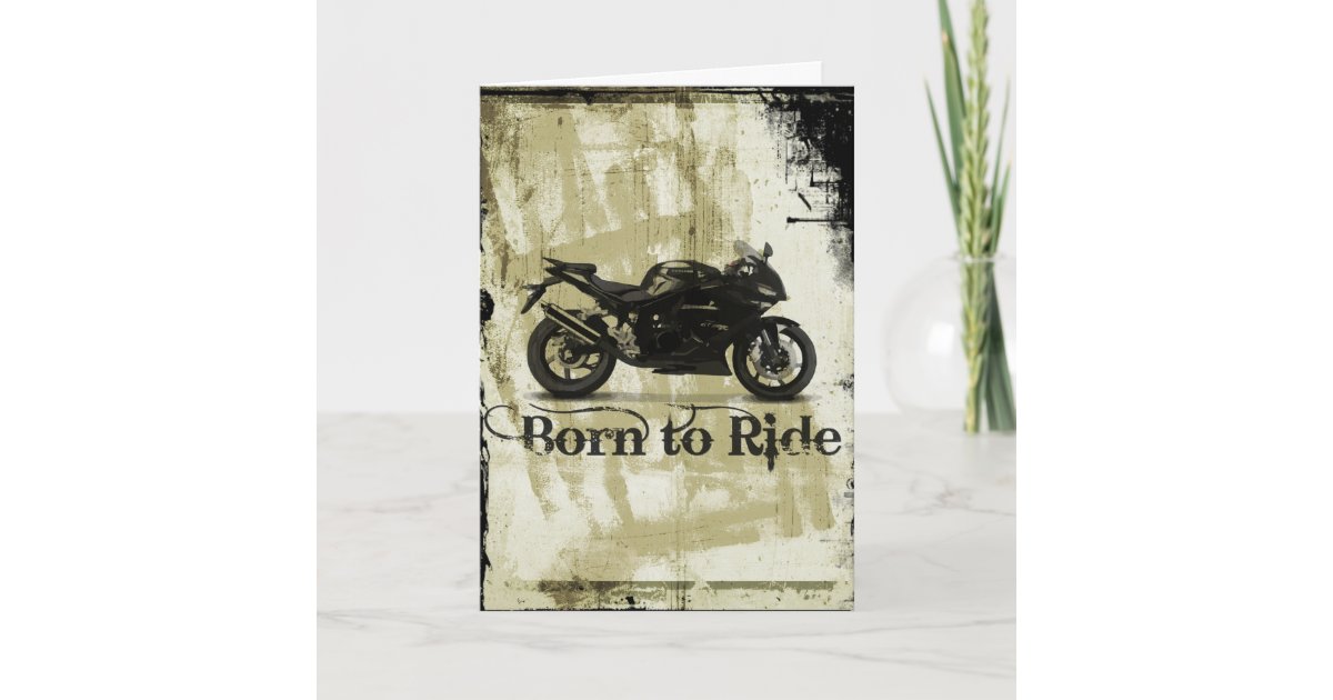 Bullet Bike Sport Motorrad Geburtstagskarte Karte Zazzle De