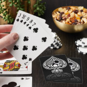Bullet Catch playing cards, spade Spielkarten (In Situ)