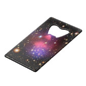 Bullet Cluster Geldbeutel Flaschenöffner (Vorderseite Schrägansicht)