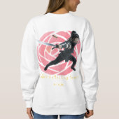 Bullet-deflecting female ninja sweatshirt (Rückseite)