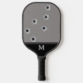 Bullet hält Mit Monogramm Pickleball-Paddel Pickleball Schläger (Vorderseite)