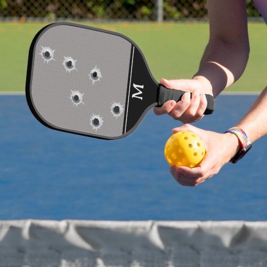 Bullet hält Mit Monogramm Pickleball-Paddel Pickleball Schläger (InSitu)