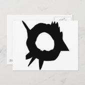 Bullet Hole Postkarte (Vorne/Hinten)