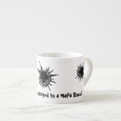 Bullet-hole-shot-Mafia-Chef Espressotasse (Vorderseite Rechts)