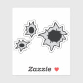 Bullet Holes Aufkleber (Blatt)