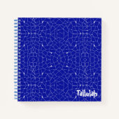 Bullet Journal "abstrakt Blue Mosaic Sketchbook" Notizblock (Vorderseite)