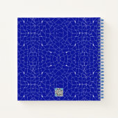 Bullet Journal "abstrakt Blue Mosaic Sketchbook" Notizblock (Rückseite)