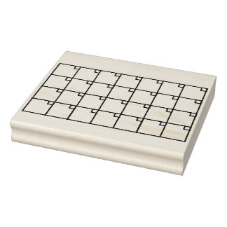 Bullet Journal Calendar-Briefmarke Gummistempel