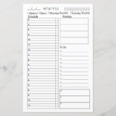 Bullet Journal Day auf einen Blick (Rückseite)