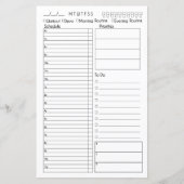 Bullet Journal Day auf einen Blick (Vorderseite)