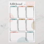 Bullet Journal for Weekekly Planning (Vorderseite)