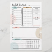 Bullet Journal for Weekekly Planning (Rückseite)