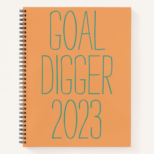 Bullet Journal "Goal Digger 2023" Notizblock (Vorderseite)