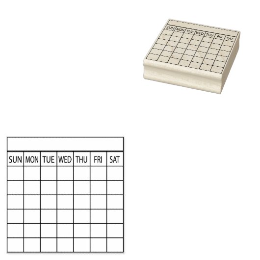 Bullet Journal Habit Tracker Gummistempel (Stempel)