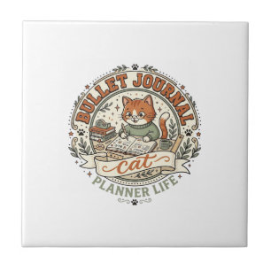 Bullet Journal Katze Bullet Journal Katze Vintage Fliese